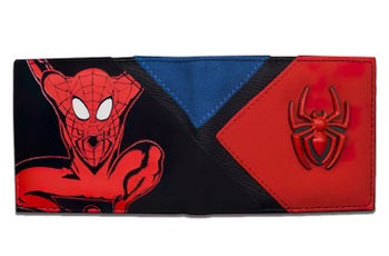 Peňaženka Spiderman s 3D kovovým znakom