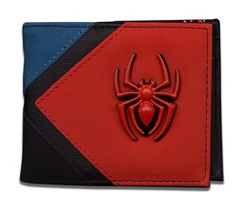 Peňaženka Spiderman s 3D kovovým znakom