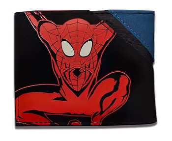Peňaženka Spiderman s 3D kovovým znakom