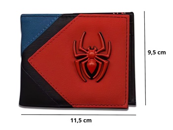 Peňaženka Spiderman s 3D kovovým znakom