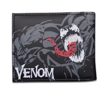 Peňaženka Venom s 3D kovovým znakom
