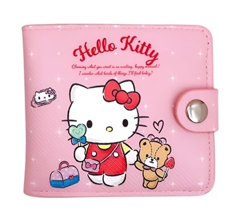 Detská peňaženka Hello Kitty so zapínaním