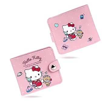 Detská peňaženka Hello Kitty so zapínaním