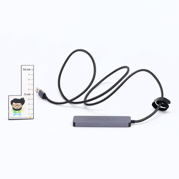 USB Hub 3.2 Gen2, QUUGE 5v1 USB rozbočovač s 2 USB-A a 2 USB-C 10 Gbps, viacportový rozbočovač s