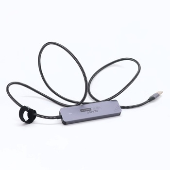 USB Hub 3.2 Gen2, QUUGE 5v1 USB rozbočovač s 2 USB-A a 2 USB-C 10 Gbps, viacportový rozbočovač s