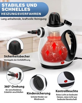 Parní čistič Klona EM307  Steam Cleaner