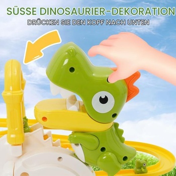 Hračka na lezenie po schodoch s dinosaurami, elektrická hračka na lezenie po schodoch s 3 malými