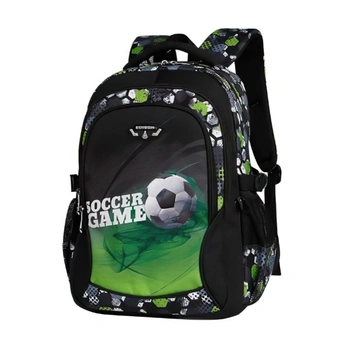 Školský batoh Futbal zelený