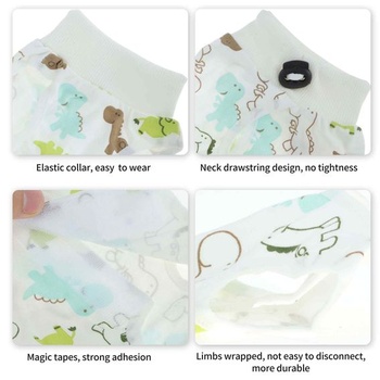 Pooperačný oblek pre mačky, 1 kus, viacfarebný, bavlnený