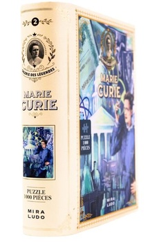 MIRALUDO Puzzle Marie Curie, 1000 dielov – Plagát Buch mit