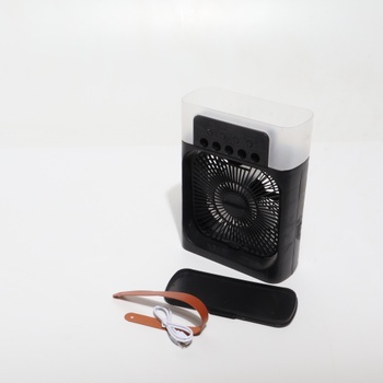 Prenosný ventilátor klimatizácia, 4 v 1 osobný mini chladiaci ventilátor s vodnou hmlou, 3 rýchlosti