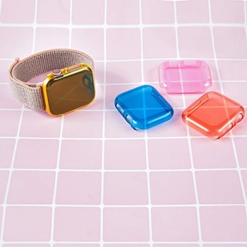 Kompatibilný s puzdrom Apple Watch 40mm 44mm, ultratenké pevné PC púzdro s ochranným krytom,