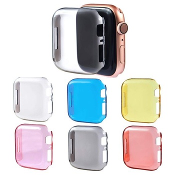 Kompatibilní s pouzdrem Apple Watch 40mm 44mm, ultratenké pevné PC pouzdro s ochranným krytem,