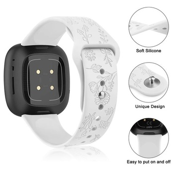 Náhradný remienok Vancle pre Fitbit Versa 4/Fitbit Versa 3/Fitbit Sense 2/Fitbit Sense pre mužov aj