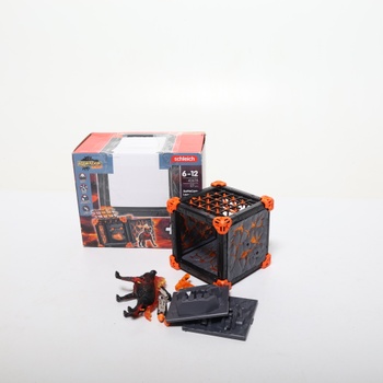 schleich 42674 BattleCave Lava Hyena, vek 7 a viac, ELDRADOR CREATURES - Herná sada, 27 kusov