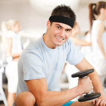 Sportovní čelenka, balení 3 kusů, froté čelenky, potítko pro muže a ženy, na běh, fitness, jógu,