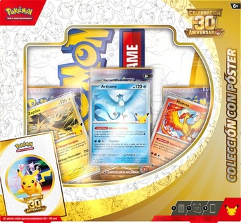Pokémon: Kartová hra Pokémon TCG k 30. výročiu (3 promo karty, 1 plagát a 3 rozširujúce obálky)