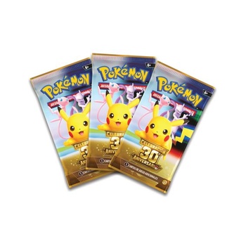 Pokémon: Kartová hra Pokémon TCG k 30. výročiu (3 promo karty, 1 plagát a 3 rozširujúce obálky)