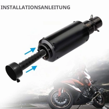 Tlmič výfuku pre motocykle, KACEPAR 60mm tlmič DB killer, univerzálny tlmič výfuku s potlačením