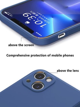 HULLIN Farebný silikónový kryt na telefón, kompatibilný s Redmi Note 11 Pro (4G) / 11 Pro 5G / 12