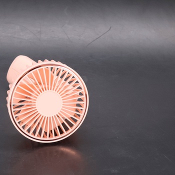 Prenosný ružový mini ventilátor TUNISE
