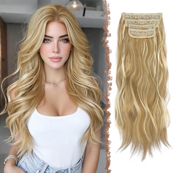 Příčesek FESHFEN blond 50 cm 4 ks