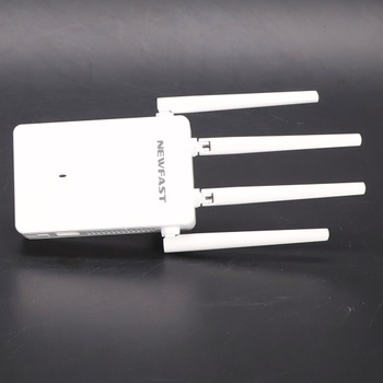 NEWFAST RE516 N300 WLAN opakovač, 2,4 GHz, WLAN zesilovač se 4 anténami, LAN port