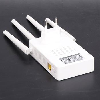 NEWFAST RE516 N300 WLAN opakovač, 2,4 GHz, WLAN zosilňovač so 4 anténami, LAN port