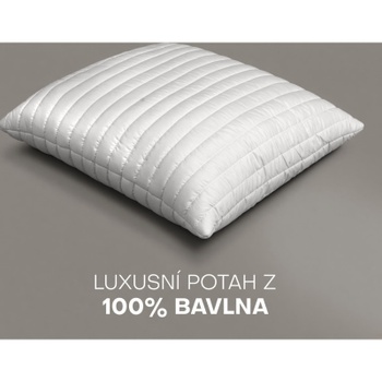 Vankúš s bavlneným poťahom WPP80-BAA1, 80 x 80 cm, 100% bavlna, biely