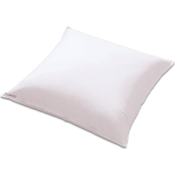 Vankúš z husacieho peria De Luxe 100, 80 x 80 cm, 550 g, biely