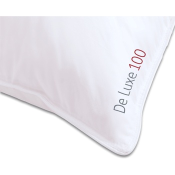 Vankúš z husacieho peria De Luxe 100, 80 x 80 cm, 550 g, biely