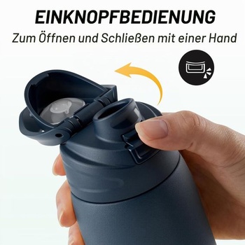 Nerezová láhev na pití Fjbottle, 1 l
