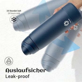 Nerezová láhev na pití Fjbottle, 1 l