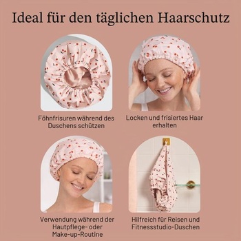 Dámska sprchová čiapka Kitsch Large s čerešňovou potlačou