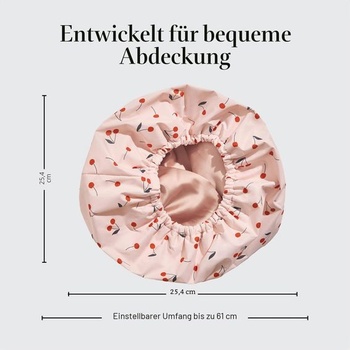 Dámska sprchová čiapka Kitsch Large s čerešňovou potlačou