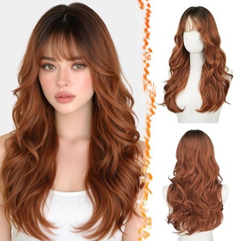 Vlnitá Ombre parochňa BARSDAR 56 cm