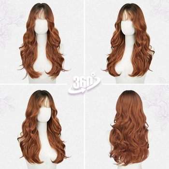 Vlnitá Ombre paruka BARSDAR 56 cm