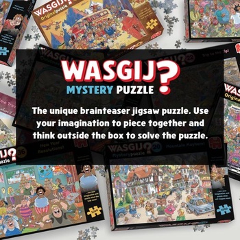 Wasgij Mystery 28, Mačacie chaos - Unikátny 1000dielne puzzle pre dospelých - Farebné, náročné a