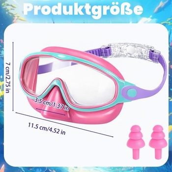 Plavecké brýle pro muže, dvoudílná sada plaveckých brýlí pro ženy, včetně potápěčských brýlí a