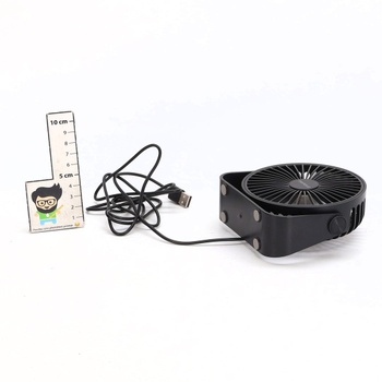 Stolný ventilátor TriPale USB, 3 rýchlosti, nastaviteľný, silný vietor, stolný ventilátor, otočná