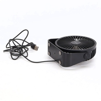 Stolný ventilátor TriPale USB, 3 rýchlosti, nastaviteľný, silný vietor, stolný ventilátor, otočná