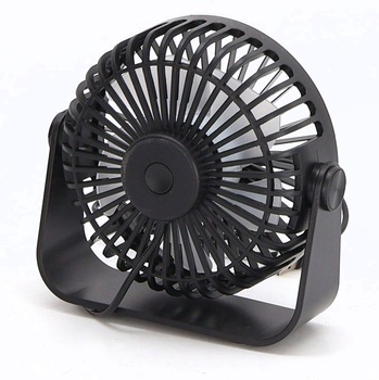 Stolný ventilátor TriPale USB, 3 rýchlosti, nastaviteľný, silný vietor, stolný ventilátor, otočná