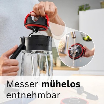 Mixér Bosch MUZS6MX, príslušenstvo kompatibilné s kuchynským robotom radu 6, výrobník smoothie,