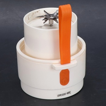 Prenosný smoothie mixér, dobíjací cez USB, dvojité veko, 450 ml | Potravinársky PC materiál, 12