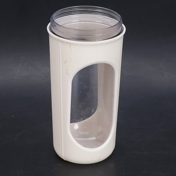 Prenosný smoothie mixér, dobíjací cez USB, dvojité veko, 450 ml | Potravinársky PC materiál, 12