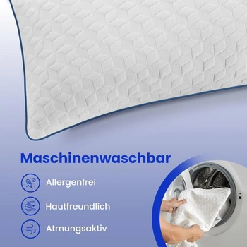 Vankúš BedStroy 40x80, sada 2 ks výškovo nastaviteľných vankúšov z pamäťovej peny 40x80,
