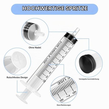 Plastová stříkačka OFFCUP, 20 jednorázových stříkaček, každá o objemu 10 ml.