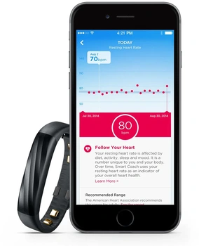 Fitness náramek Jawbone UP3 Black Twist