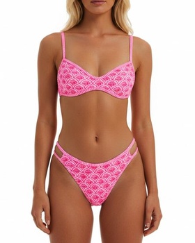 Dámske bikiny set, sexy nízky pás, šnurovací