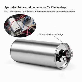 Kondenzátor DollaTek 25uF CBB65 pre motor klimatizácie 450VAC SH 40/70/21 50/60Hz 25 uF